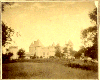 Замок в 1880 году